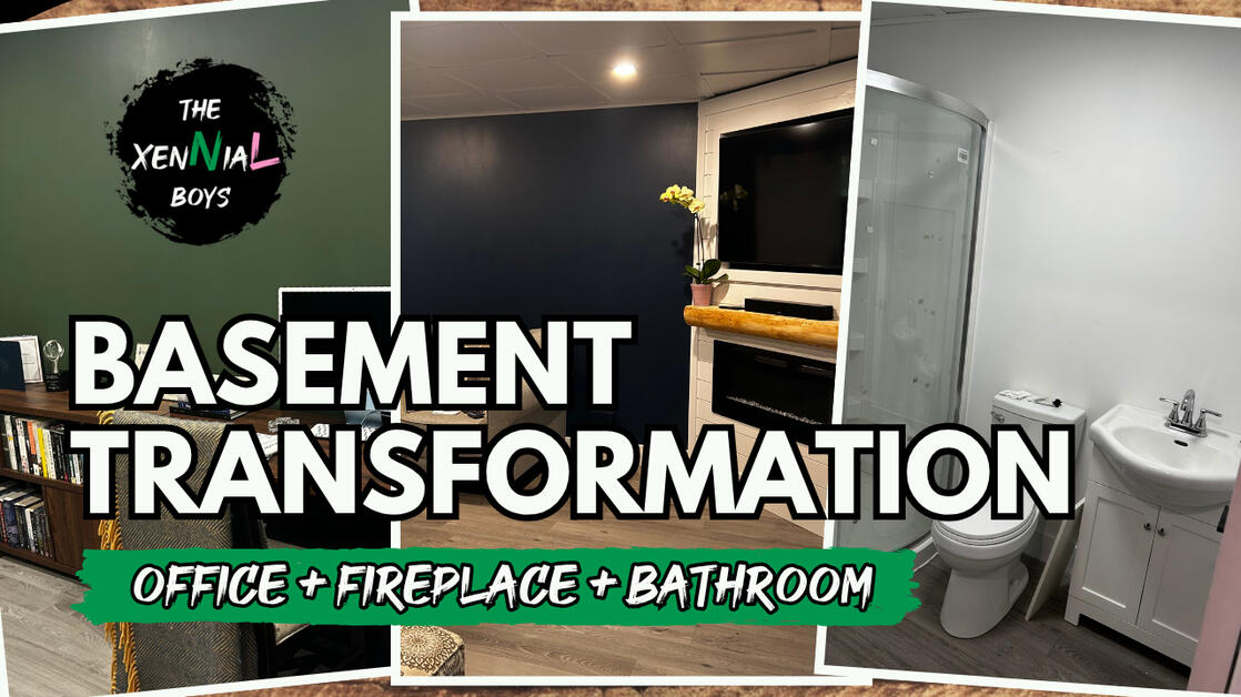 Office + Fireplace + Bathroom